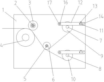 波多野结衣一区二区三 一种铜箔分切夹紧固定装置的制作方法