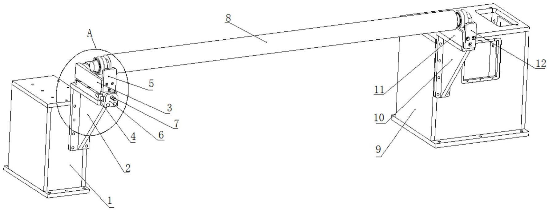 成人aaa在线极品看 一种铜箔分切机放卷延长架机构的制作方法